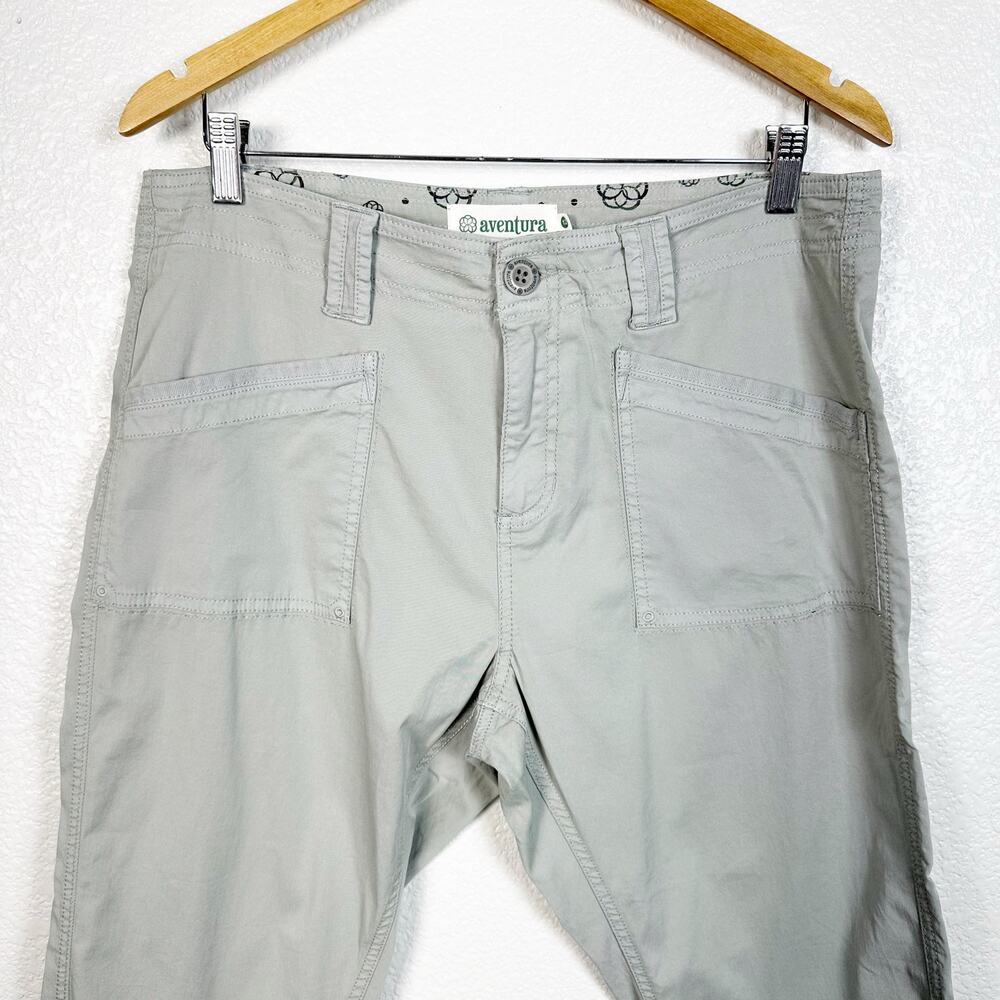 Casual Crop Utility Pants - Light Gray - Picture 2 of 13